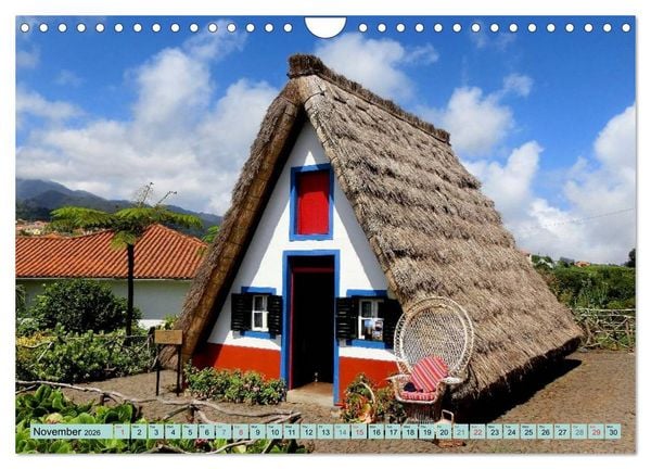 Produktbild: THE ISLAND OF MADEIRA (Wall Calendar 2026 DIN A4 landscape), CALVENDO 12 Month Wall Calendar