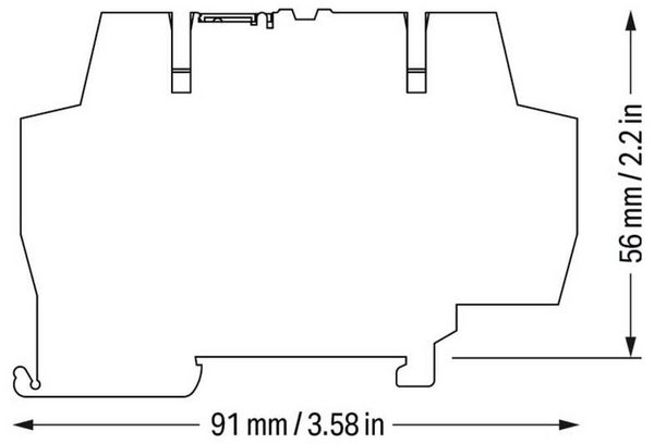 Produktbild: WAGO Optokopplerrelais 859-791 0.1A Schaltspannung (max.): 60 V/DC 1St.