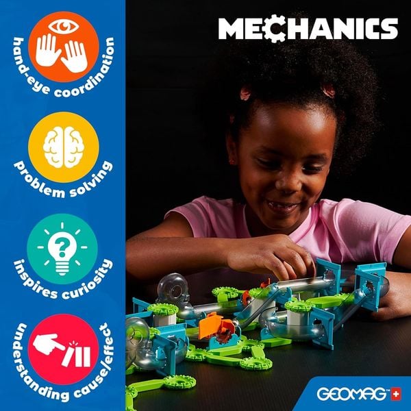 Produktbild: Geomag Mechanics Gravity Bauteilset Constructor Anzahl Teile: 67 Altersklasse: ab 7 Jahre