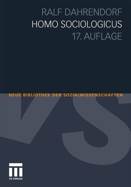Produktbild: Homo Sociologicus