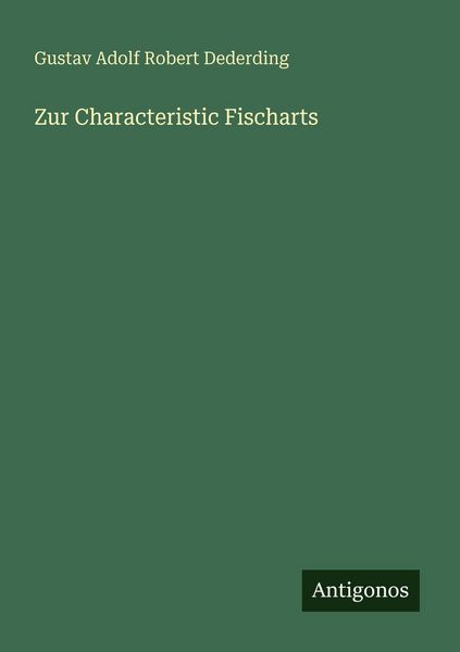 Produktbild: Zur Characteristic Fischarts