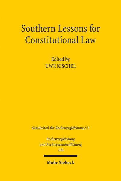 Produktbild: Southern Lessons for Constitutional Law