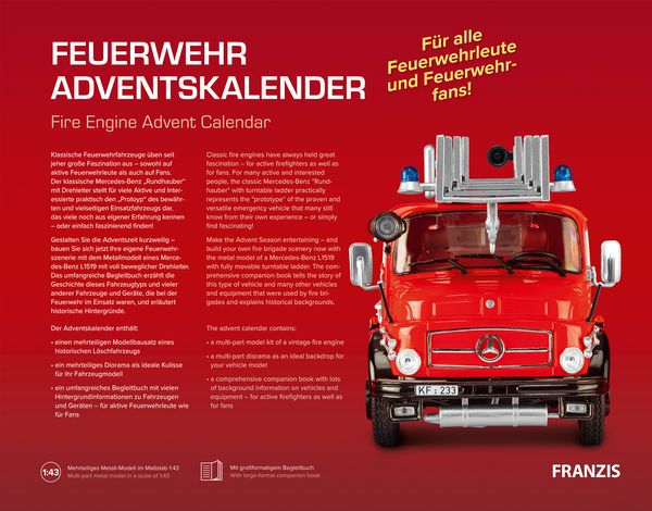 Produktbild: Franzis Verlag Der Feuerwehr Adventskalender