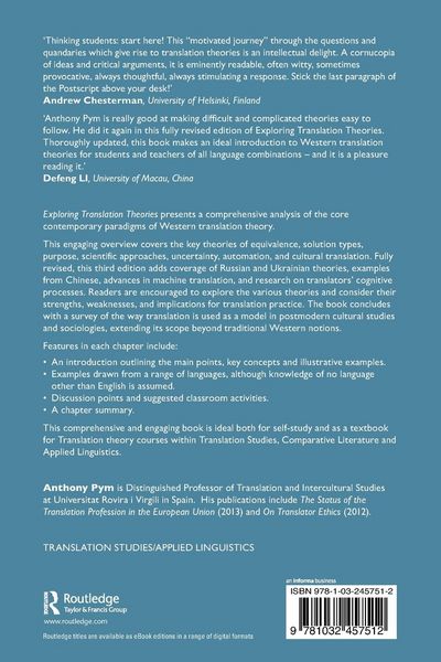 Produktbild: Exploring Translation Theories