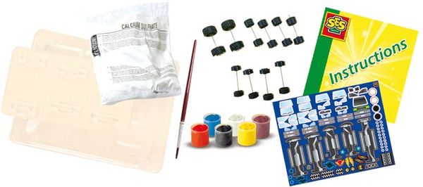 Produktbild: SES CREATIVE Gips- und Malset Autos Gie&szlig;en und Anmalen