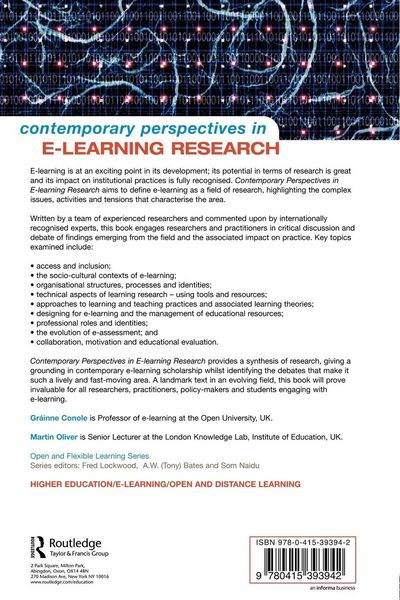 Produktbild: Contemporary Perspectives in E-Learning Research