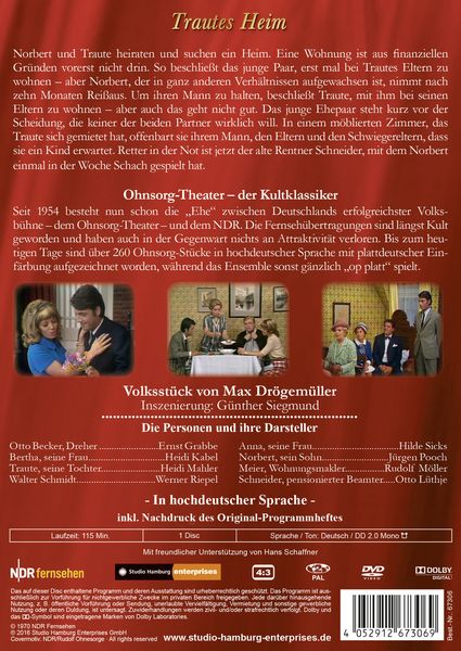 Produktbild: Ohnsorg Theater - Trautes Heim