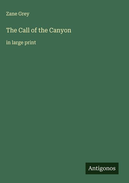 Produktbild: The Call of the Canyon
