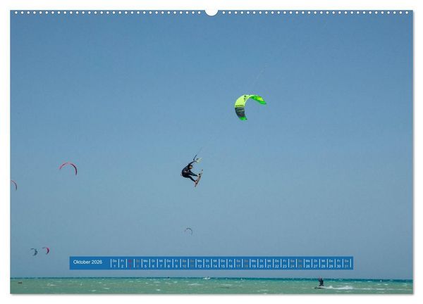 Produktbild: Kite Boarding El Gouna (Wandkalender 2026 DIN A2 quer), CALVENDO Monatskalender