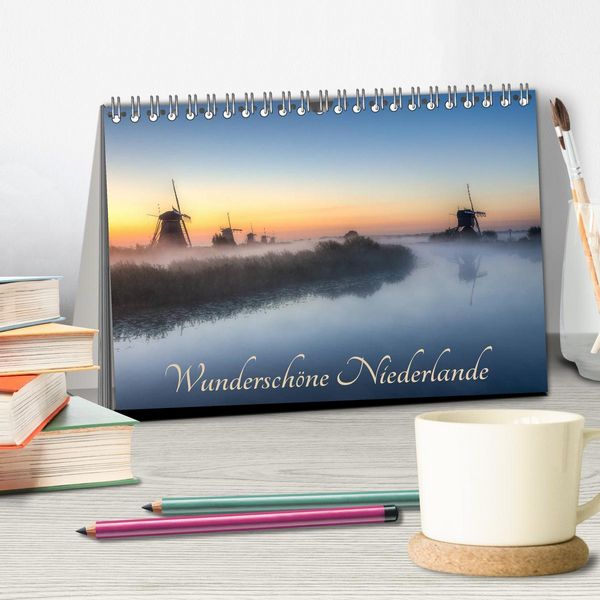 Produktbild: Wundersch&ouml;ne Niederlande (Tischkalender 2026 DIN A5 quer), CALVENDO Monatskalender