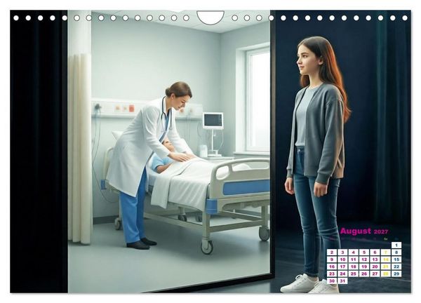 Produktbild: Zukunft im Spiegelbild - Tr&auml;ume ver&auml;ndern sich nicht, sie reifen (Wandkalender 2027 DIN A4 quer), CALVENDO Monatskalender