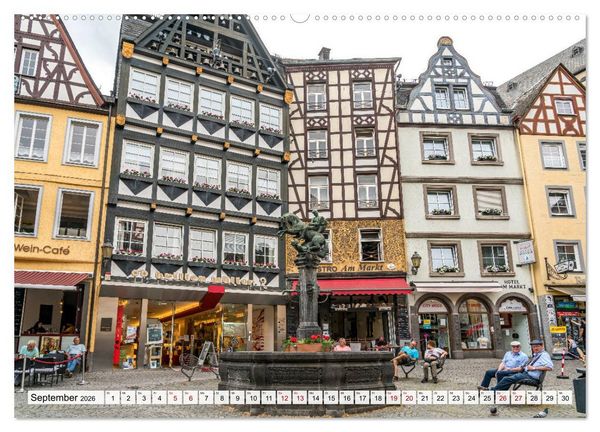 Produktbild: Die Mosel - Landkreis Cochem - Zell (hochwertiger Premium Wandkalender 2026 DIN A2 quer), Kunstdruck in Hochglanz