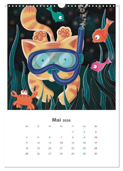 Produktbild: LEOPOLD DER DRITTE - Ein Kater mit ganz viel Charme (Wandkalender 2026 DIN A3 hoch), CALVENDO Monatskalender