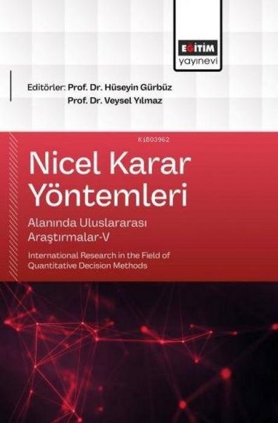 Produktbild: Nicel Karar Y&ouml;ntemleri Alaninda Uluslararasi Arastirmalar - 5