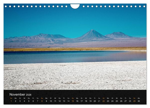 Produktbild: Atacama: Die W&uuml;ste im Norden Chiles (Wandkalender 2026 DIN A4 quer), CALVENDO Monatskalender
