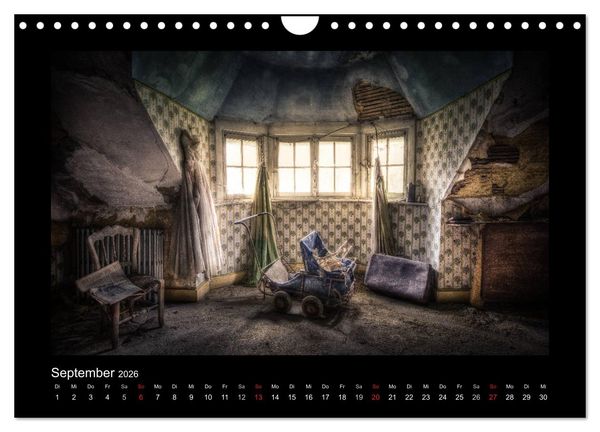 Produktbild: Lost Places - verlassene Orte vergangener Glanz (Wandkalender 2026 DIN A4 quer), CALVENDO Monatskalender