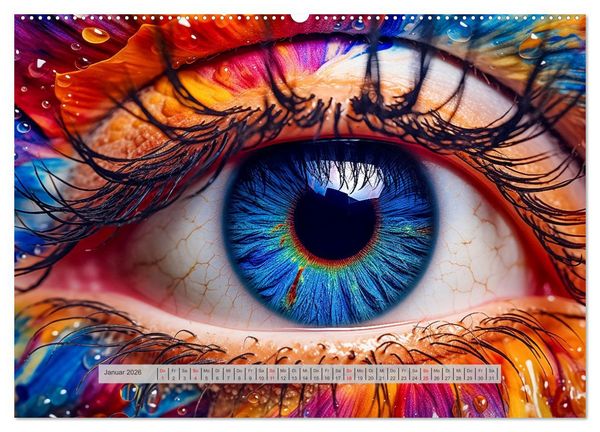 Produktbild: World of Art Work (Wandkalender 2026 DIN A2 quer), CALVENDO Monatskalender