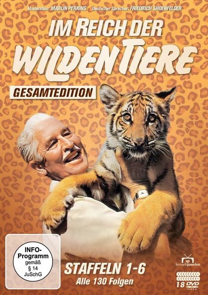 Produktbild: Im Reich der wilden Tiere - Gesamtedition: Alle 6 Staffeln (Folgen 1-130) [18 DVDs]