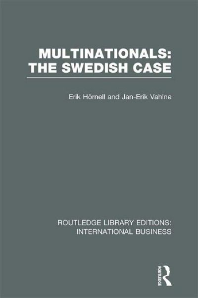 Produktbild: Multinationals: The Swedish Case (RLE International Business)
