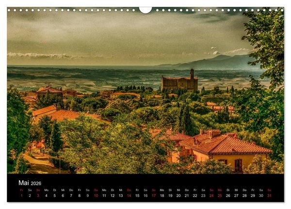 Produktbild: Bella Italia &ndash; Impressionen aus der Toskana und Ligurien (Wandkalender 2026 DIN A3 quer), CALVENDO Monatskalender