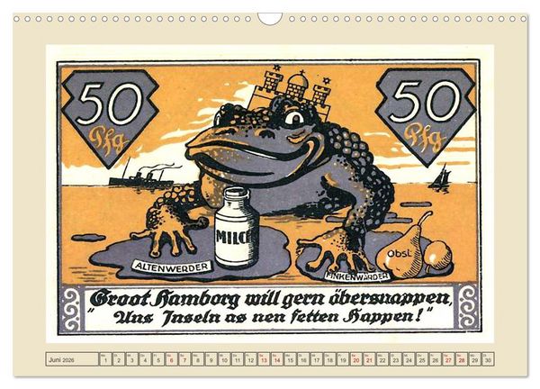 Produktbild: Gru&szlig; aus Finkenwerder (Wandkalender 2026 DIN A3 quer), CALVENDO Monatskalender