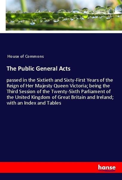 Produktbild: The Public General Acts