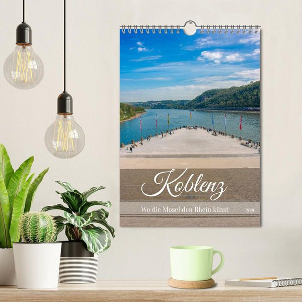 Produktbild: Koblenz - Wo die Mosel den Rhein k&uuml;sst (Wandkalender 2026 DIN A4 hoch), CALVENDO Monatskalender