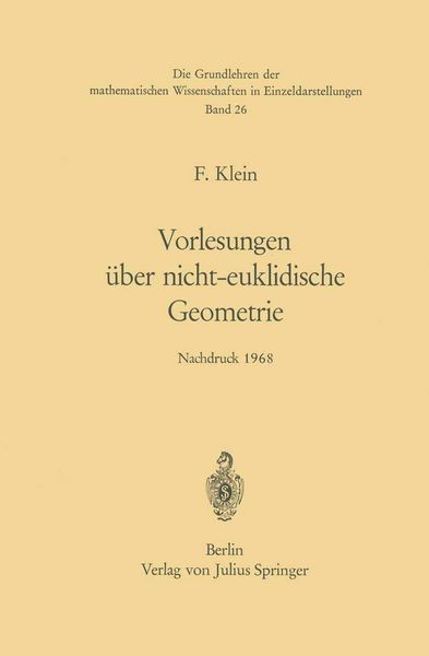 Produktbild: Vorlesungen &uuml;ber Nicht-Euklidische Geometrie