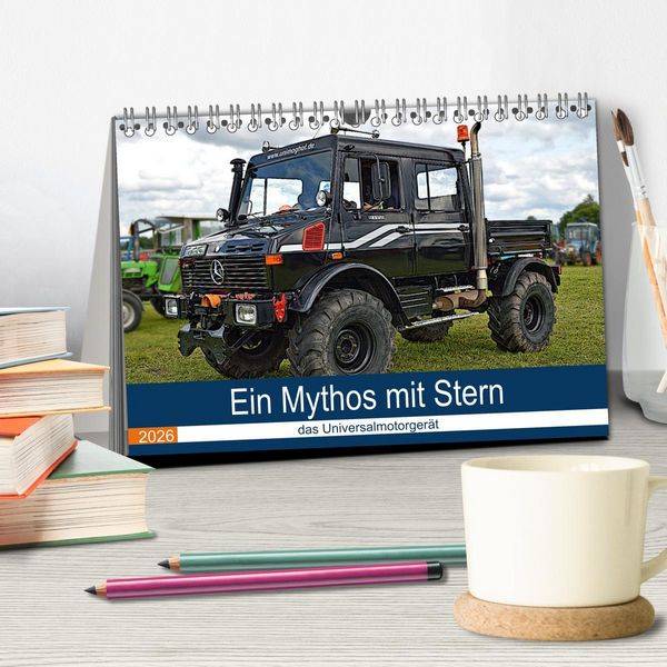 Produktbild: Ein Mythos mit Stern - das Universalmotorger&auml;t (Tischkalender 2026 DIN A5 quer), CALVENDO Monatskalender