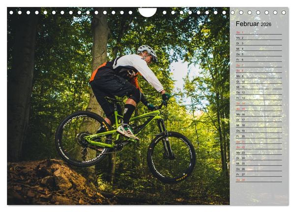 Produktbild: Mountainbike Action (Wandkalender 2026 DIN A4 quer), CALVENDO Monatskalender