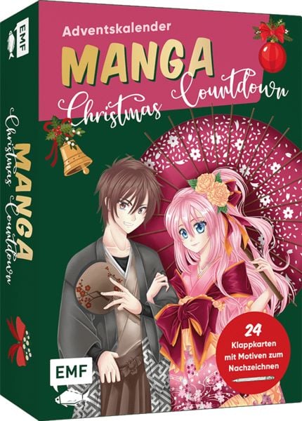 Produktbild: Adventskalender-Kartenset: Manga Christmas Countdown