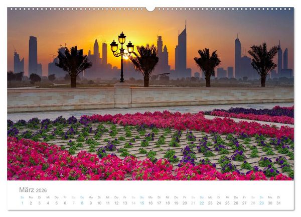 Produktbild: Dubai Architektur 2026 (hochwertiger Premium Wandkalender 2026 DIN A2 quer), Kunstdruck in Hochglanz