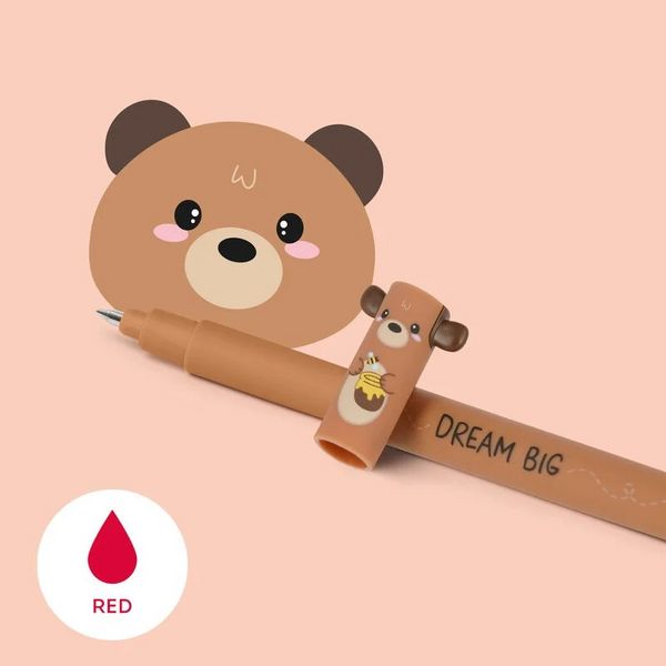Legami Löschbarer Gelstift - Erasable Pen, Teddy Bär
