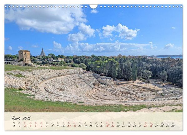 Produktbild: Siziliens Zauber &ndash; Von Palermo bis Taormina (Wandkalender 2026 DIN A3 quer), CALVENDO Monatskalender