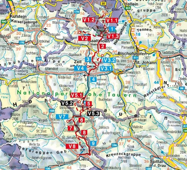 Produktbild: ROTHER Wanderf&uuml;hrer Alpen&uuml;berquerung Berchtesgaden - Lienz