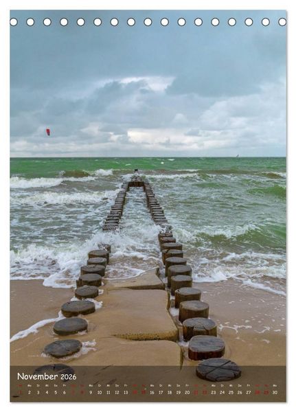 Produktbild: Wunderbare Ostseelandschaft Fischland-Dar&szlig;-Zingst (Tischkalender 2026 DIN A5 hoch), CALVENDO Monatskalender