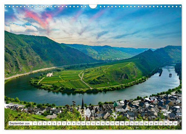 Produktbild: Mosel - Idylle und guter Wein (Wandkalender 2026 DIN A3 quer), CALVENDO Monatskalender