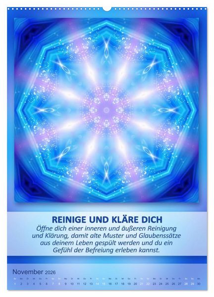 Produktbild: Light Energy Mandalas - Kalender - Vol. 2 (Wandkalender 2026 DIN A2 hoch), CALVENDO Monatskalender
