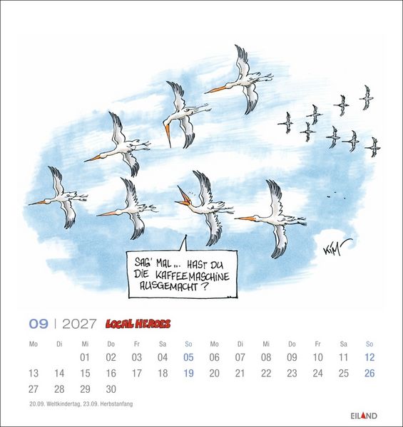 Produktbild: Local Heroes Postkartenkalender 2027 - Vom Leben hinter&acute;m Deich