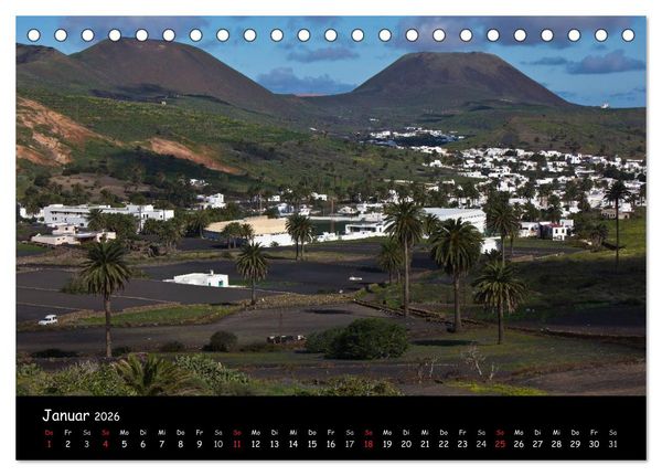 Produktbild: Lanzarote (Tischkalender 2026 DIN A5 quer), CALVENDO Monatskalender