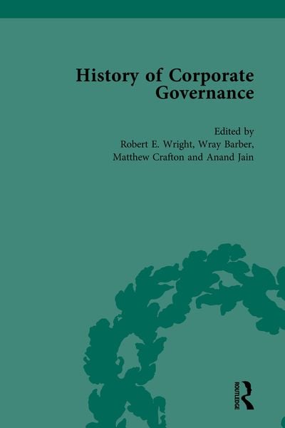 Produktbild: The History of Corporate Governance Vol 1