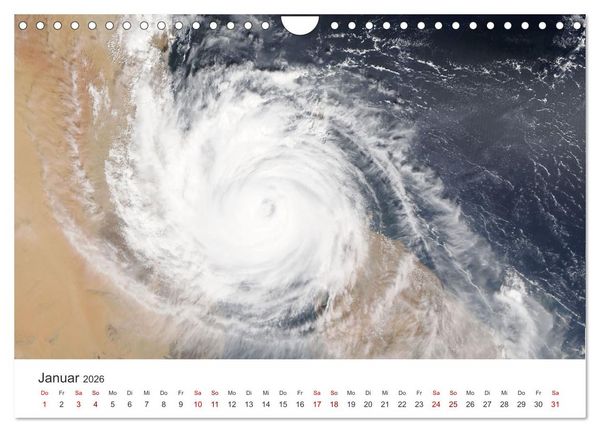 Produktbild: Satellitenbilder - Spektakul&auml;re Aufnahmen aus dem Weltall (Wandkalender 2026 DIN A4 quer), CALVENDO Monatskalender
