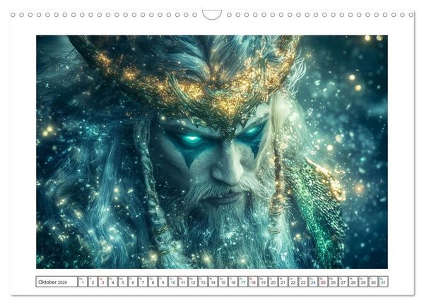 Produktbild: Die G&ouml;tter des Nordens (Wandkalender 2026 DIN A3 quer), CALVENDO Monatskalender