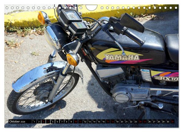Produktbild: YAMAHA - Motorrad-Legenden (Wandkalender 2026 DIN A4 quer), CALVENDO Monatskalender