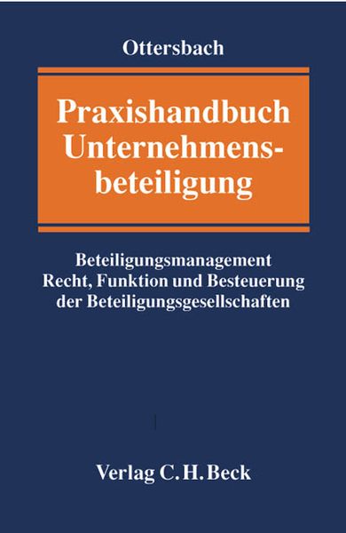 Produktbild: Praxishandbuch Unternehmensbeteiligung