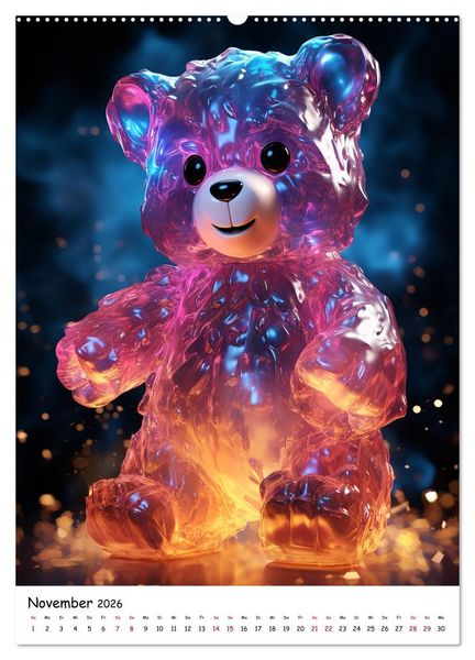 Produktbild: S&uuml;&szlig;es Feuerwerk (hochwertiger Premium Wandkalender 2026 DIN A2 hoch), Kunstdruck in Hochglanz