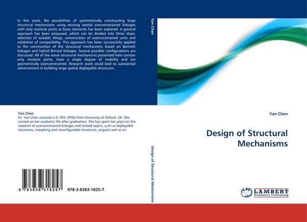 Produktbild: Design of Structural Mechanisms
