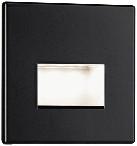 Paulmann 93094 Wand EBL Edge LED-Wandeinbauleuchte LED Schwarz (matt)