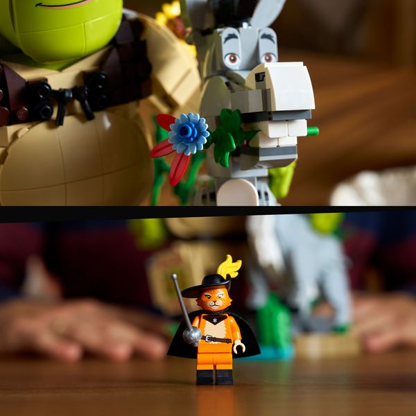 Produktbild: LEGO Shrek 72423 Shrek, Esel und Der gestiefelte Kater, DIY Modellbau