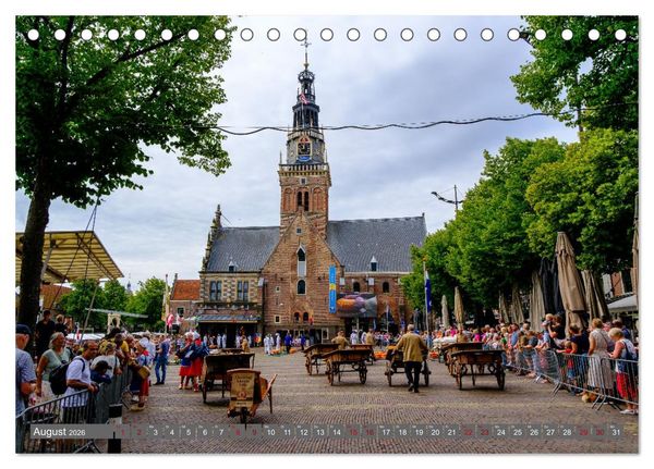 Produktbild: Ein Blick auf Alkmaar (Tischkalender 2026 DIN A5 quer), CALVENDO Monatskalender